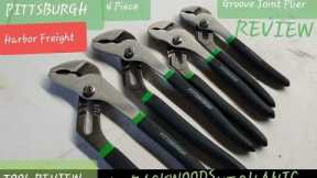 PITTSBURGH 4 PC Tongue & Groove Joint Plier review from Harbor Freight #pittsburgh #tool #review