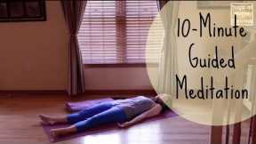 10-Minute Guided Meditation (Savasana) | Deep Relaxation - Bedtime Yoga - Relaxation