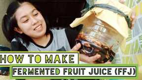How to make FERMENTED FRUIT JUICE | ORGANIC FERTILIZER FFJ | ANGELICA TAN