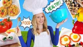 How to Cook Healthy Food! 10 Breakfast Ideas,  Lunch Ideas & Snacks for School, Work!