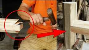 Amazing Secret To Having Solid Constructions Without Nails Japanese Carpentry Skills