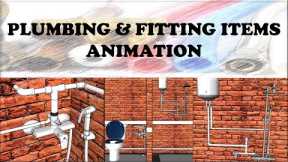 Plumbing & Fittings Detailed Animation Study | PART- I | #CIVILGURUJI