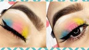 Easy glam coloured eyelook that you must try#makeup #weddingseason #blogger #tutorial
