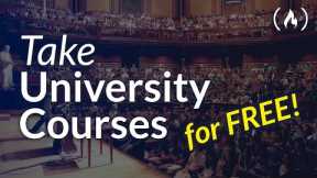 How to Learn from Free University Courses (Audit Classes Online)