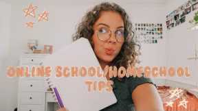 tips for online school/homeschool  ||  how I graduated 2 YEARS EARLY