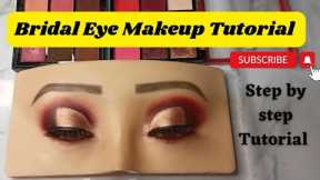 Quick and Easy Bridal Eye Makeup | Step by step Tutorial | Rehma Parveen