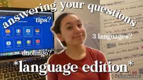 answering your QUESTIONS *LANGUAGE EDITION*🇫🇷🇰🇷🇮🇹