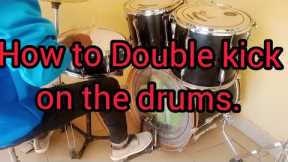 How to Double Kick and Triple Kick on the Drums | Beginners Kick Drum exercises | DRUM LESSON