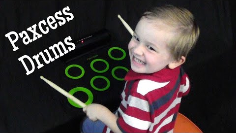 Playing the Paxcess Electronic Drum Set