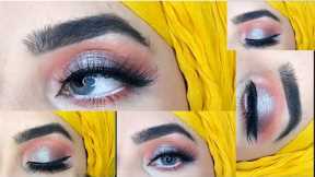 Soft Glamorous Eye makeup tutorial/Glitter Eye makeup look/Easy Step by Step