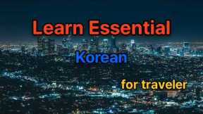Learn Essential Korean Conversation for Traveler