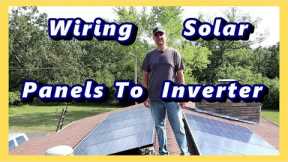 Wiring Solar Panels To Inverter  /  Wiring Solar Panel - Phocos Inverter