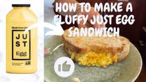 JUST EGG FLUFFY EGG SANDWICH | MY VEGAN KITCHEN LIFE | COOKING QUICK DEMO ✔️