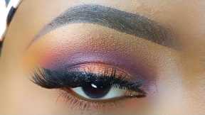 Purple eyeshadow tutorial | Purple eye makeup tutorial