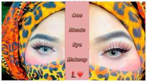 One shadow Eye-Makeup | How to create cut crease eyelook | Matte eyemakeup