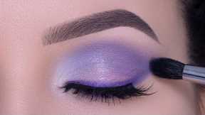 Lavender Soft Glam Eye Makeup Tutorial