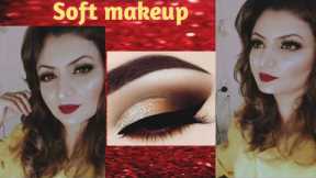 Party makeup | Soft eye makeup | easy eye makeup | yellow eye makeup | simple@Somi Glam and Beauty