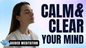 GUIDED MEDITATION: 3 Minute Breathing Exercise to Calm and Clear the Mind