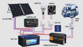Solar Panel connection For Home | with Inverter | Solar Panel for Home | SRA Electrical