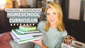 Homeschooling Preschool + Kindergarten // Curriculum Choices for 2022-2023