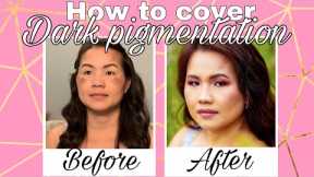 HOW TO COVER HYPERPIGMENTATION WITH MAKEUP (On Asian skin)