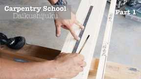 Part 1 - Traditional Japanese Carpentry - Daikushijuku - Itakura House - Sumitsuke and Kizami