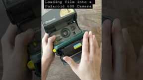 Loading Film into a Polaroid 600 Camera