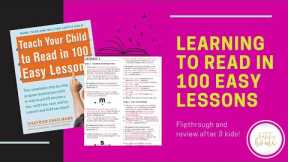 TEACH YOUR CHILD TO READ IN 100 EASY LESSONS || SECULAR HOMESCHOOL CURRICULUM REVIEW