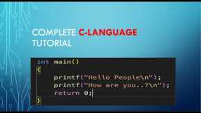 C Language Tutorial for Beginners | Videos | Source & Coding problems