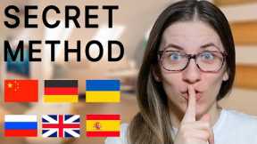 How I learnt 6 LANGUAGES without any effort / My secret