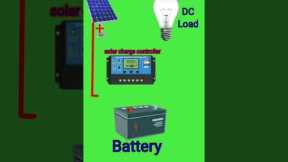 Solar Pannel Or Lamp Wiring Full Diagram #electrician #wiring  #shorts