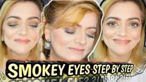 Smokey eyes step by step | Smokey eyes bnaen parlor jesi❤️ | makeup by nida amir💄💕