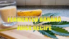 Fermented Banana Juice for Cannabis