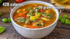 I cook 3 times a week and I want more! Delicious and healthy soup recipe!