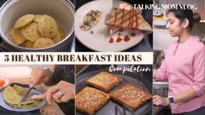 5 High Protein Breakfast ideas| Quick Vegetarian Breakfast | Kid-friendly healthy breakfast recipes