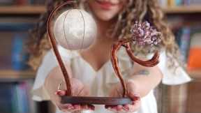 Femina: Handmade wire sculpture with Moon Energy & Gemstones