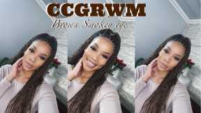 Brown Smokey Eye - Makeup tutorial. CCGRWM