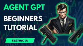 Agent GPT deploys auto gpt on the browser |  AgentGPT - Beginners tutorial | No Code AI agents