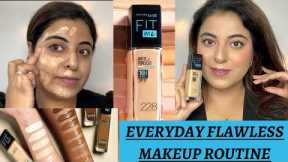 Everyday Makeup Routine with Maybelline Fit Me Foundation | #FitMeFitsMySkin| easy beginners makeup