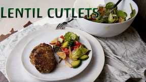 Cooking Delicious Green Lentil Patties! #LENTILCUTLETS  #HEALTHYFOOD