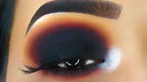 Black Smokey Eye Tutorial|Black Smokey Eye Makeup Tutorial step by step for Beginners@purbashabarua