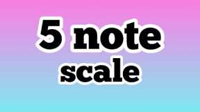 5 NOTE SCALE Vocal Warm Up Exercise