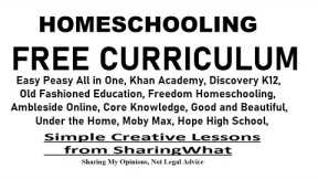 Where to Find Free Homeschool Curriculum Websites Online for Homeschoolers, Homeschooling Families