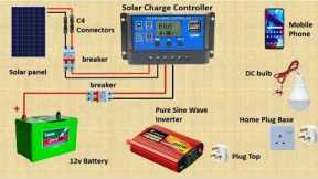 Solar inverter connection diagram - Solar Panel For Home