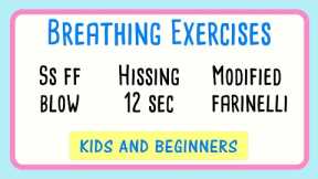 😮💨 Three Breathing Exercises for Singing | Kids and Beginners