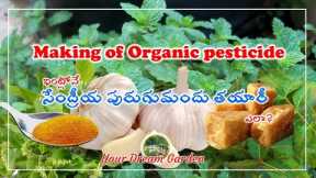 Making of Organic pesticide