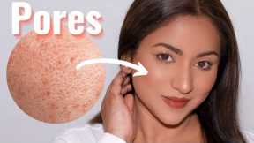 How to Make Your Pores DISAPPEAR With Makeup!