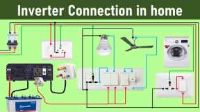 inverter connection for Home | inverter Wiring in home | in Hindi | Electrical Technician
