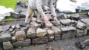 Wall building advice from stonemason Michael Fearnhead