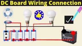 DC Board Wiring Connection | Solar Dc House Wiring In Urdu Hindi | Mian Electric